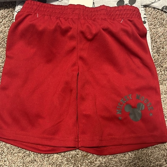 Disney‎ Mickey Mouse 3 Piece Set Tee, Baseball Jersey, Shorts NWT 4T - Picture 4 of 9
